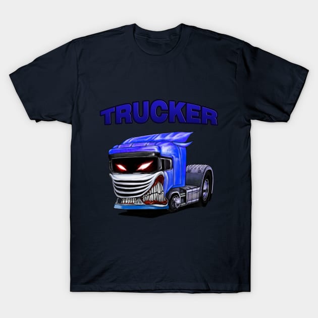 Trucker T-Shirt by Night9